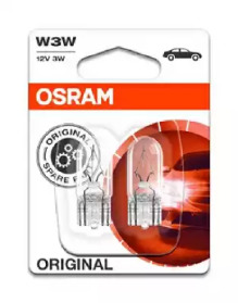 Лампа W3W 3W W2.1x9.5d к-т 2шт. OSRAM 2821-02B