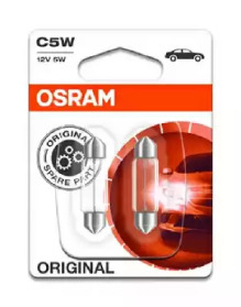 Лампа C5W 5W SV8.5-8 L=36мм  к-т 2шт. OSRAM 641802B