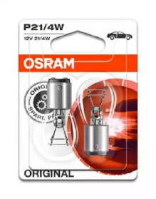 Лампа P21/4W 21/4W BAZ15d к-т 2шт. OSRAM 7225-02B