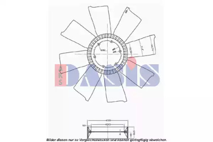Рабочее колесо вентилятора AKS DASIS 138800N