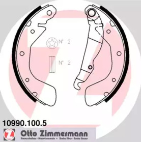 Колодки тормозные барабанные ZIMMERMANN 10990.100.5