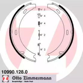 Колодки тормозные барабанные ZIMMERMANN 10990.128.0