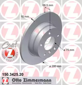 Диск тормозной Coat Z ZIMMERMANN 150.3425.20