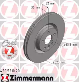Диск тормозной Sport ZIMMERMANN 450.5210.20