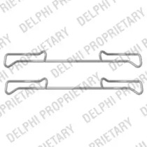 Ремкомплект гальмівних колодок DELPHI LX0436