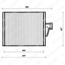 Радиатор кондиционера DELPHI TSP0225018