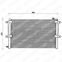 Радиатор кондиционера DELPHI TSP0225100