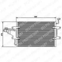 Радиатор кондиционера DELPHI TSP0225446