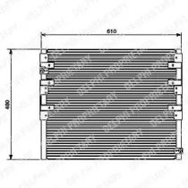 Радиатор кондиционера DELPHI TSP0225449