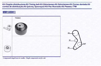 Ременный комплект MAGNETI MARELLI 341310891101