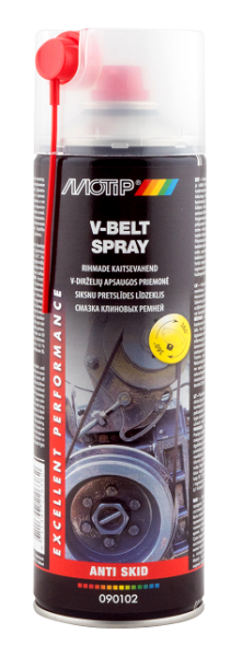 Смазка для клиновых ремней V-Belt Spray 500мл MOTIP 090102