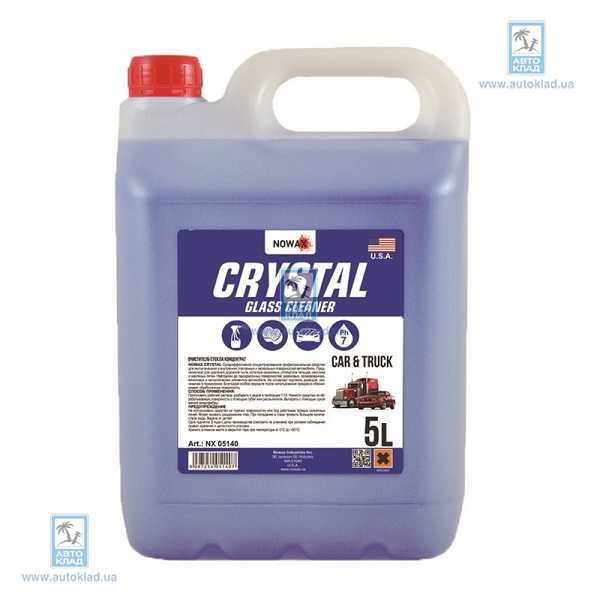 Очиститель CRYSTAL Glass Cleaner 5л NOWAX NX05140