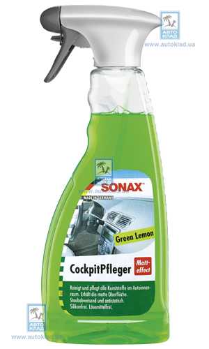 Очиститель пластика матовый Lemon-Fresh 500мл SONAX 358241