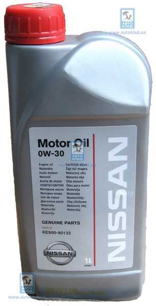 Масло моторное 0W-30 Motor Oil 1л NISSAN KE90090132