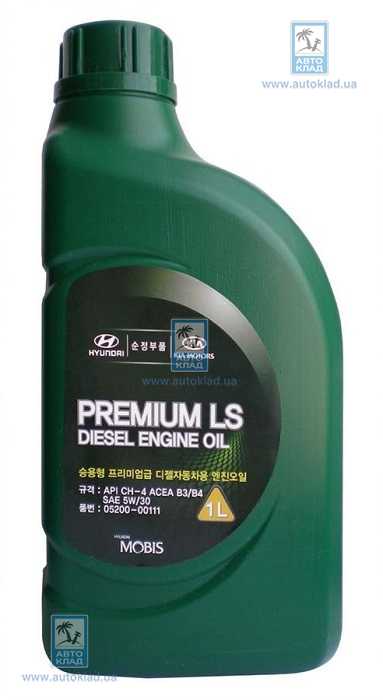 Масло моторное 5W-30 Premium LS Diesel 1л HYUNDAI/KIA 0520000111