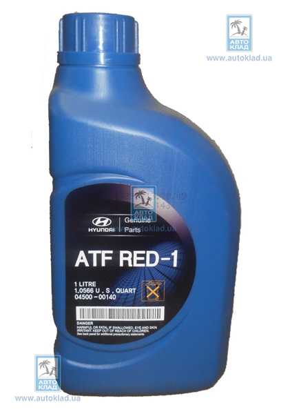 Масло трансмиссионное RED-1 ATF 1л HYUNDAI/KIA 0450000140A