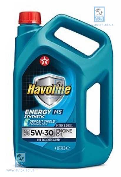 Масло моторное 5W-30 Havoline Energy 4л TEXACO TEXHAVENER5W30L4