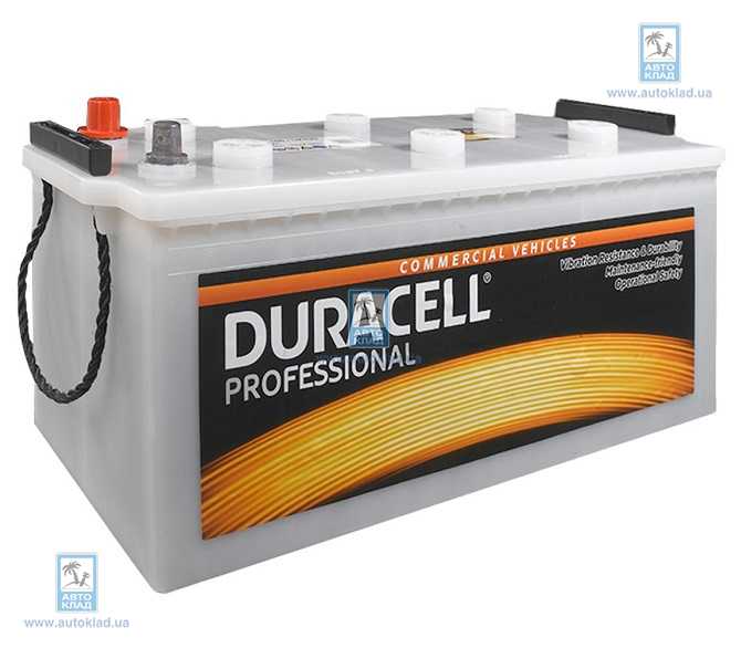 Аккумулятор 180Ач 950A R Professional DURACELL DP180