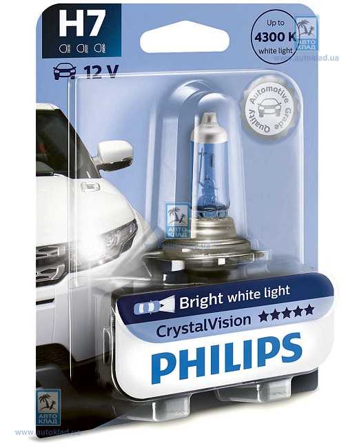 Лампа H7 CrystalVision PHILIPS 12972CVB1