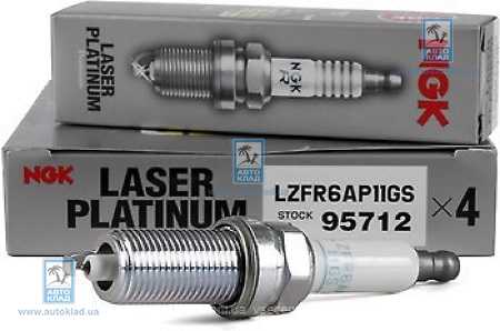 Свічка запалювання Laser Platinum NGK 95712