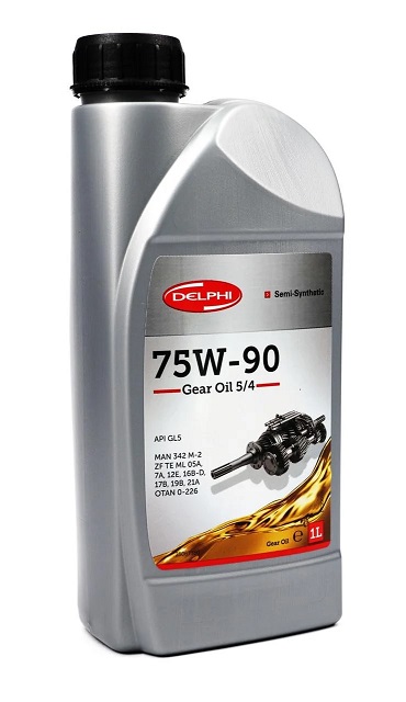 Олива трансмісійна 75W-90 Gear Oil 5/4 1л DELPHI 25067150