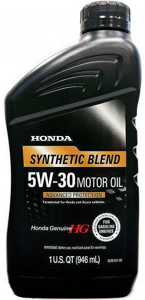 Масло моторное 5W-30 Synthetic Blend 950мл HONDA 087989034