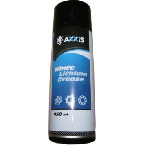 Смазка-спрей белая литиевая 450мл AXXIS G2014B450