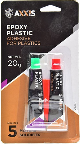 Клей эпоксидный для пластика Epoxy-Plastic 20г AXXIS VSB022