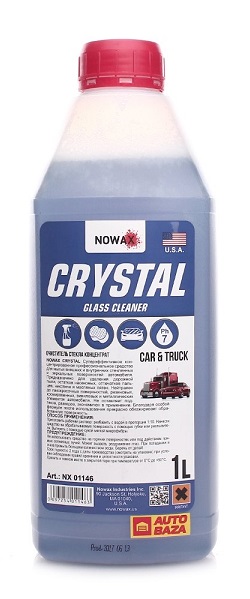Очиститель стекла CRYSTAL Glass Cleaner 1л NOWAX NX01146