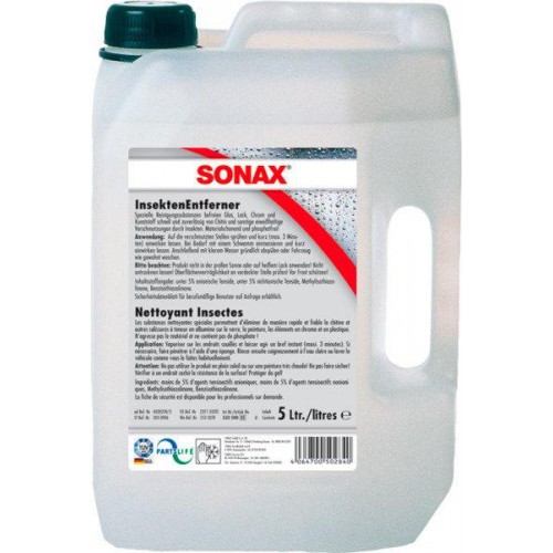 Средство для удаления следов насекомых 5л SONAX 533500