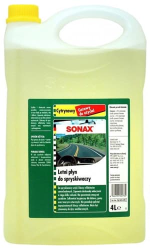 Жидкость омывателя лето Лимон 4л SONAX 260405