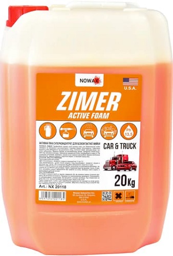 Активная пена Zimer Active Foam 20кг NOWAX NX20118