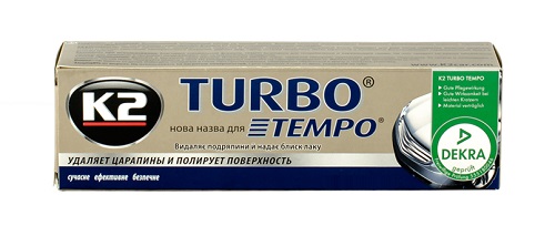 Паста для полировки кузова TURBO TEMPO 120мл K2 EK0011