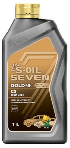 Масло моторное 5W-30 Seven GOLD #9 C3 1л S-OIL SNG5301