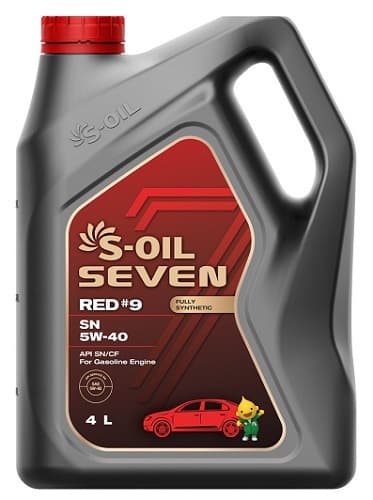 Олива моторна 5W-40 Seven RED #9 SN 4л S-OIL SNR5404