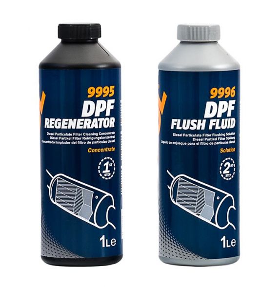 Очиститель сажевого фильтра 9995/9996 DPF Regenerator & Flush Fluid 1л+1л MANNOL MN99959996