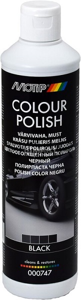 Полироль Color Polish Black Line черный 500мл MOTIP 000747BS