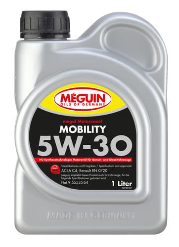 Масло моторное 5W-30 MOBILITY 1л MEGUIN 3185