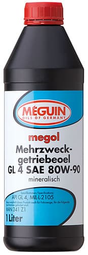 Масло трансмиссионное 80w-90 MEHRZWECK-GETRIEBEOEL GL-4 1л MEGUIN 4866