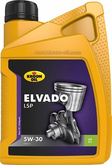 Масло моторное 5W-30 Elvado LSP 1л KROON OIL 33482