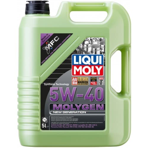 Олива моторна 5W-40 Molygen New Generation 5л LIQUI MOLY 8536