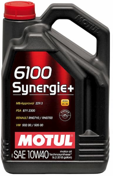 Олива моторна 10W-40 6100 Synergie+ 5л MOTUL 839451