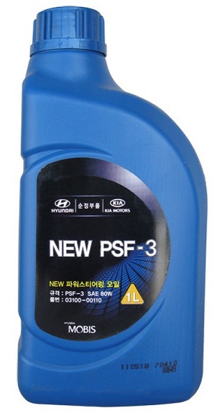 Масло гидравлическое NEW PSF-3 желтое 1л HYUNDAI/KIA 0310000110