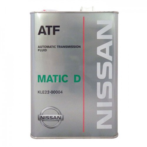 Масло трансмиссионное ATF Matic Fluid D 4л NISSAN KLE2200004