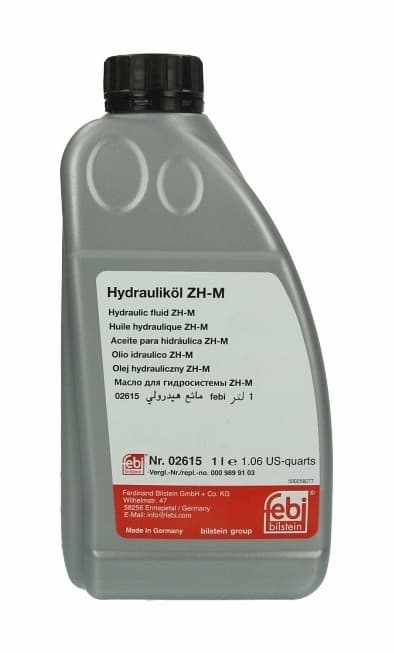Масло гидравлическое ZH-M желтое 1л FEBI 02615