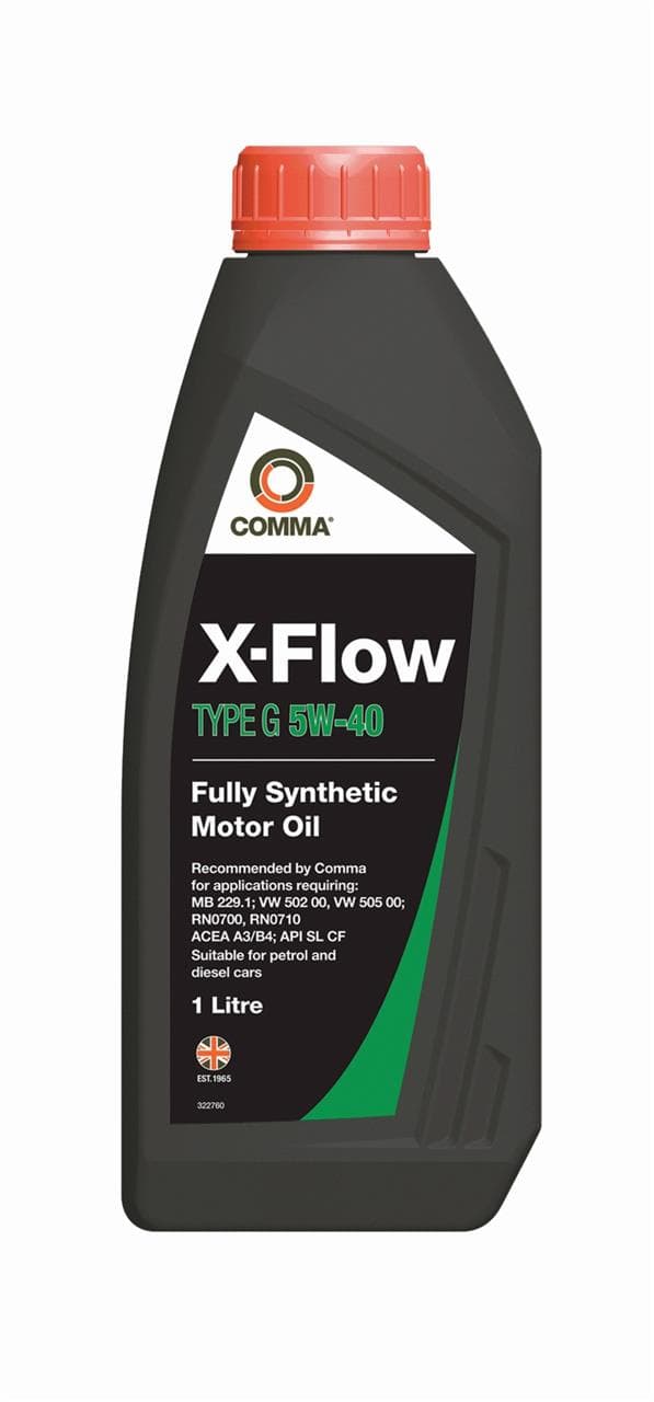 Масло моторное 5W-40 X-FLow Type G 1л COMMA XFLOWG5W40SYNT1L