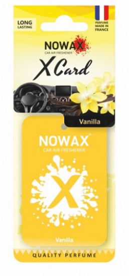 Ароматизатор подвесной X CARD Vanilla NOWAX NX07536