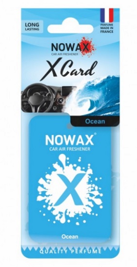 Ароматизатор подвесной X CARD Ocean NOWAX NX07542