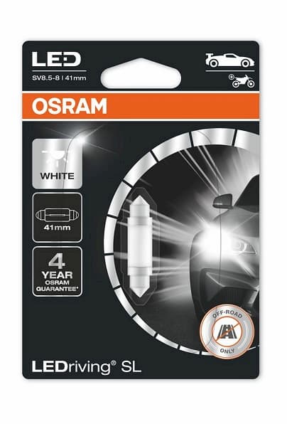 Лампа C5W 41мм LEDriving OSRAM 6413DWP