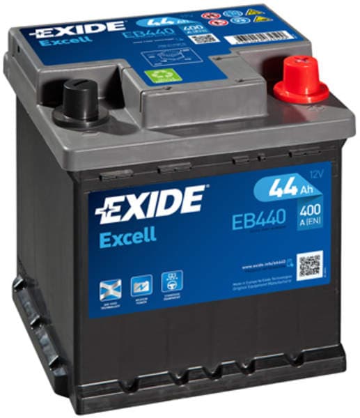 Аккумулятор 44Ач 400A EXCELL EXIDE EB440